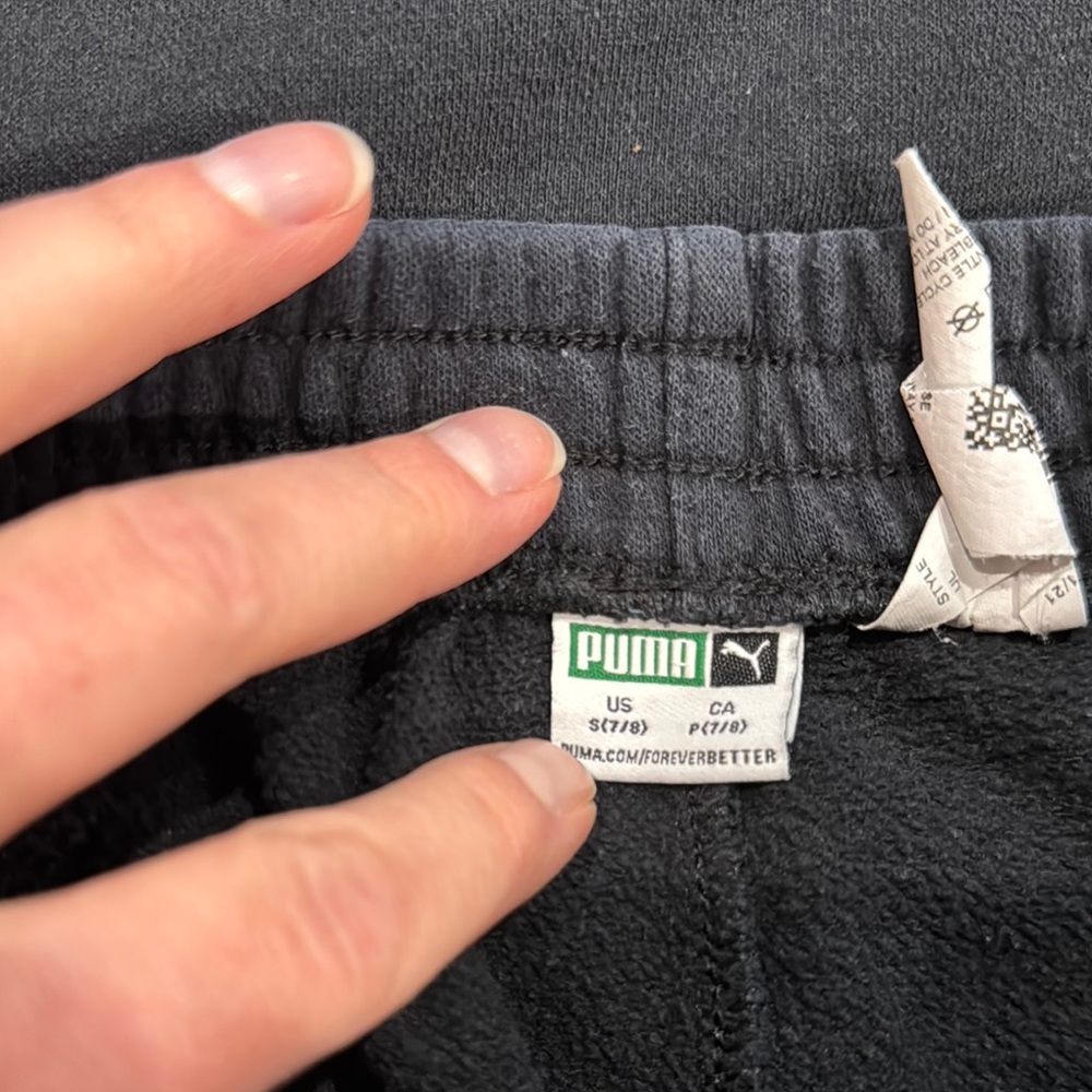 PUMA Kids Black Hoodie and Jogger 3 piece Set - Picture 4 of 6